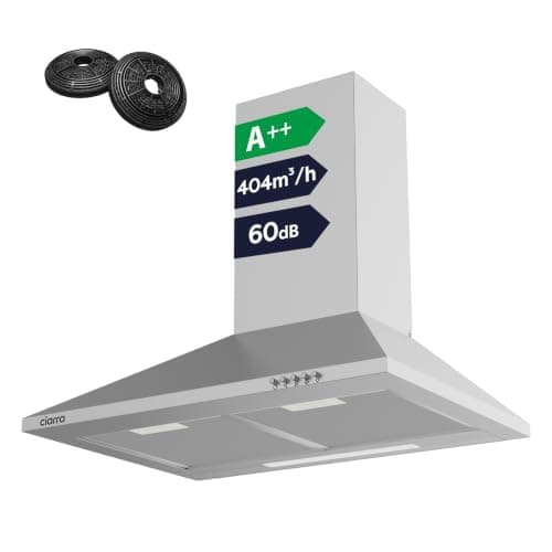 CIARRA CBCS6201 60cm Chimney Cooker Hood (404m³/h, A++)
