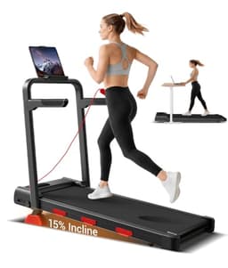 Foldable Walking Pad with Incline 15%