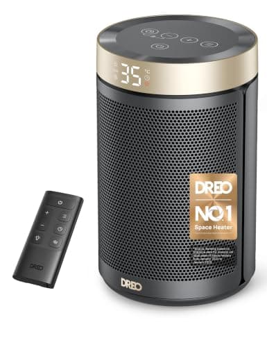 Dreo Electric Fan Heater (1500W, Ceramic, Thermostat)