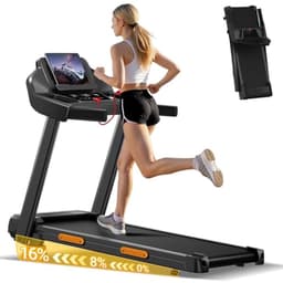 Folding Treadmill with 16% Incline
