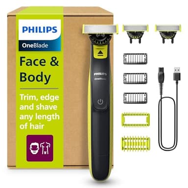 Philips OneBlade Hybrid 360 Blade Technology Electric Shaver …