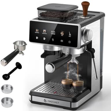 AMZCHEF Bean to Cup Coffee Machine