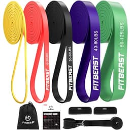 FitBeast Pull Up Bands Set