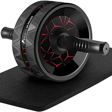 ROMIX Ab Roller Exercise Wheel with Extra-Thick Non-Slip Knee…