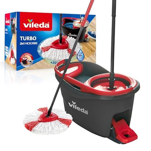 Vileda Turbo 2in1 Spin Mop & Bucket Set