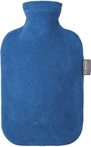 Fashy 2.0L Hot Water Bottle with Fleece Cover