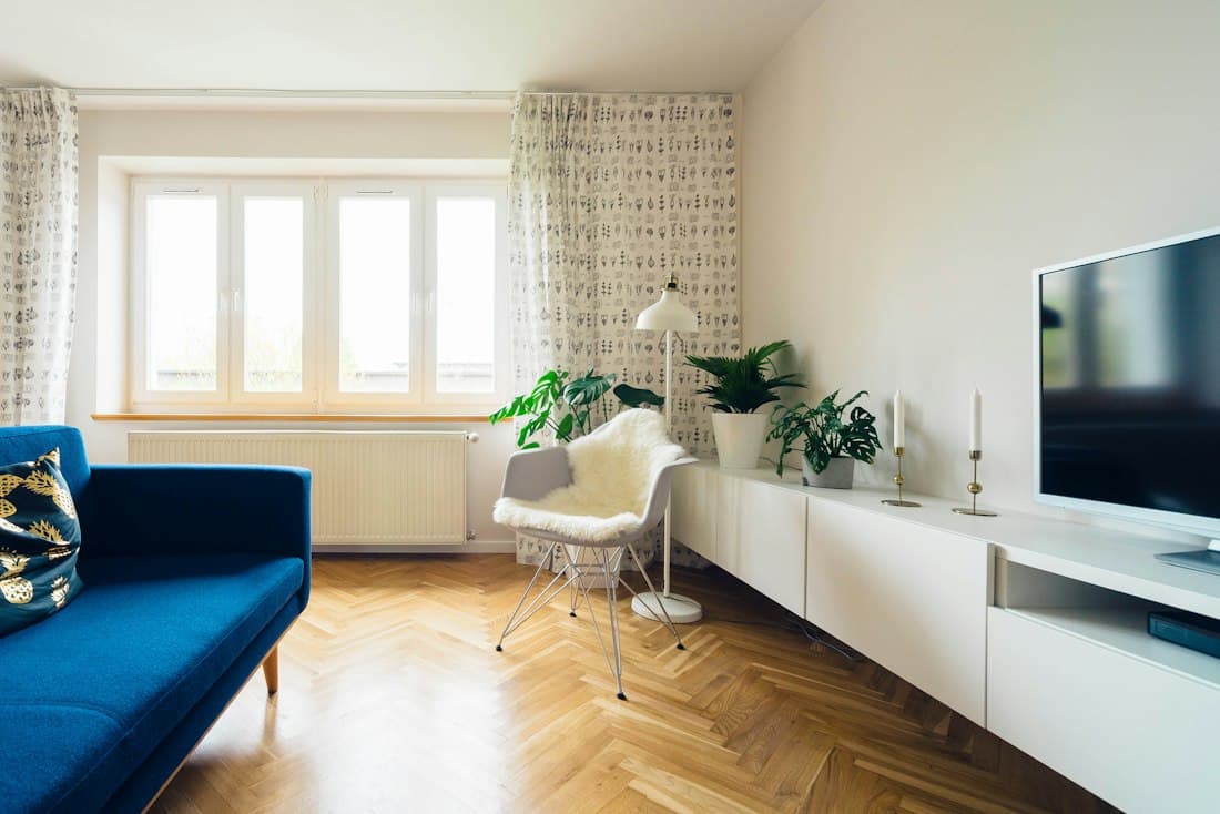 A bright living room