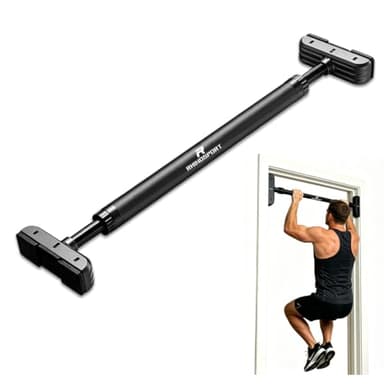 RHINOSPORT Pull Up & Chin Up Bar for Narrow Doorways