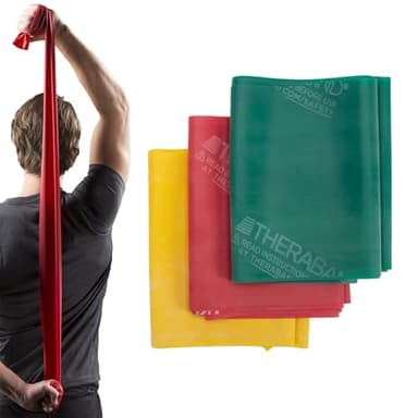 THERABAND Resistance Bands Set – Stretch Bands for Exercise