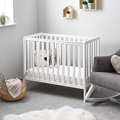 Obaby Bantam Space Saver Cot – White